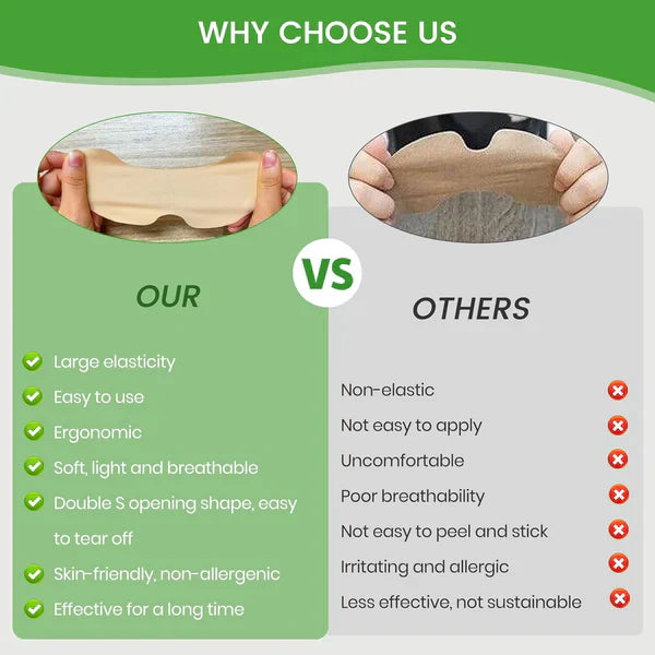 Natural Knee Pain Relief Patches (Pack Of 12)