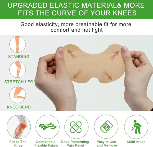 Natural Knee Pain Relief Patches (Pack Of 12)