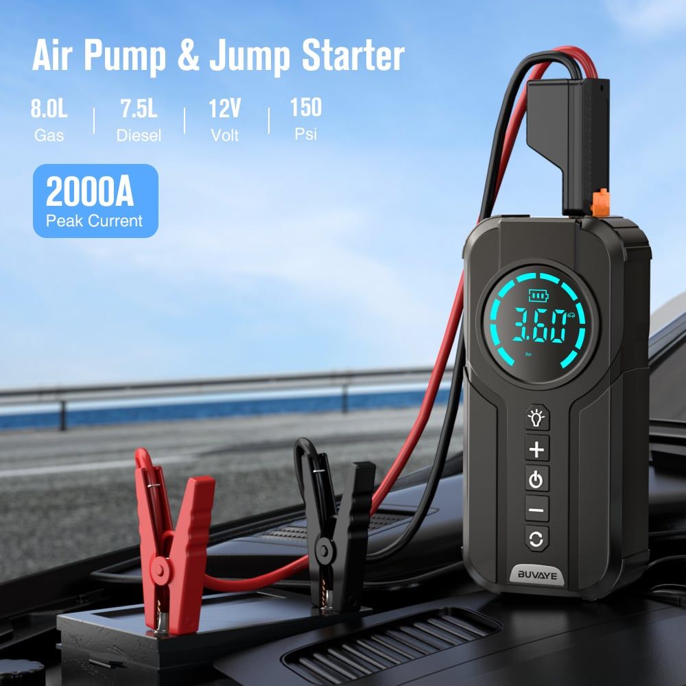 Jump Starter With Air Pump